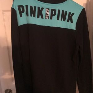 PINK half zip sweatshirt